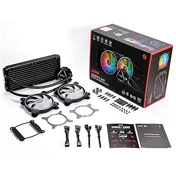Amazon | XPG LEVANTE 240 簡易水冷CPUクーラー ARGB 発光 120mm
